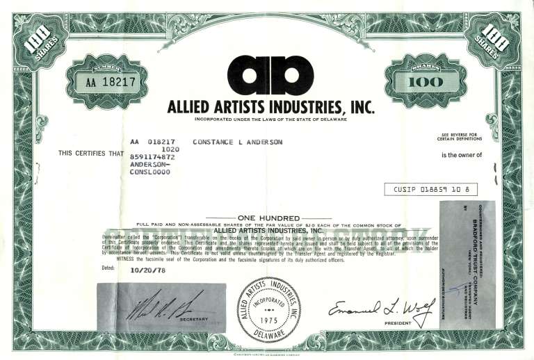 Scripophily.com is a name you can TRUST!